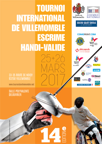 Affiche Tournoi de Villemomble 2017