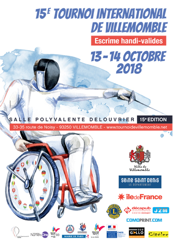 Affiche Tournoi de Villemomble 2018