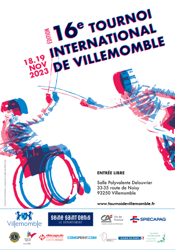 16th Villemomble International Tournament - 18 & 19th of november 2023